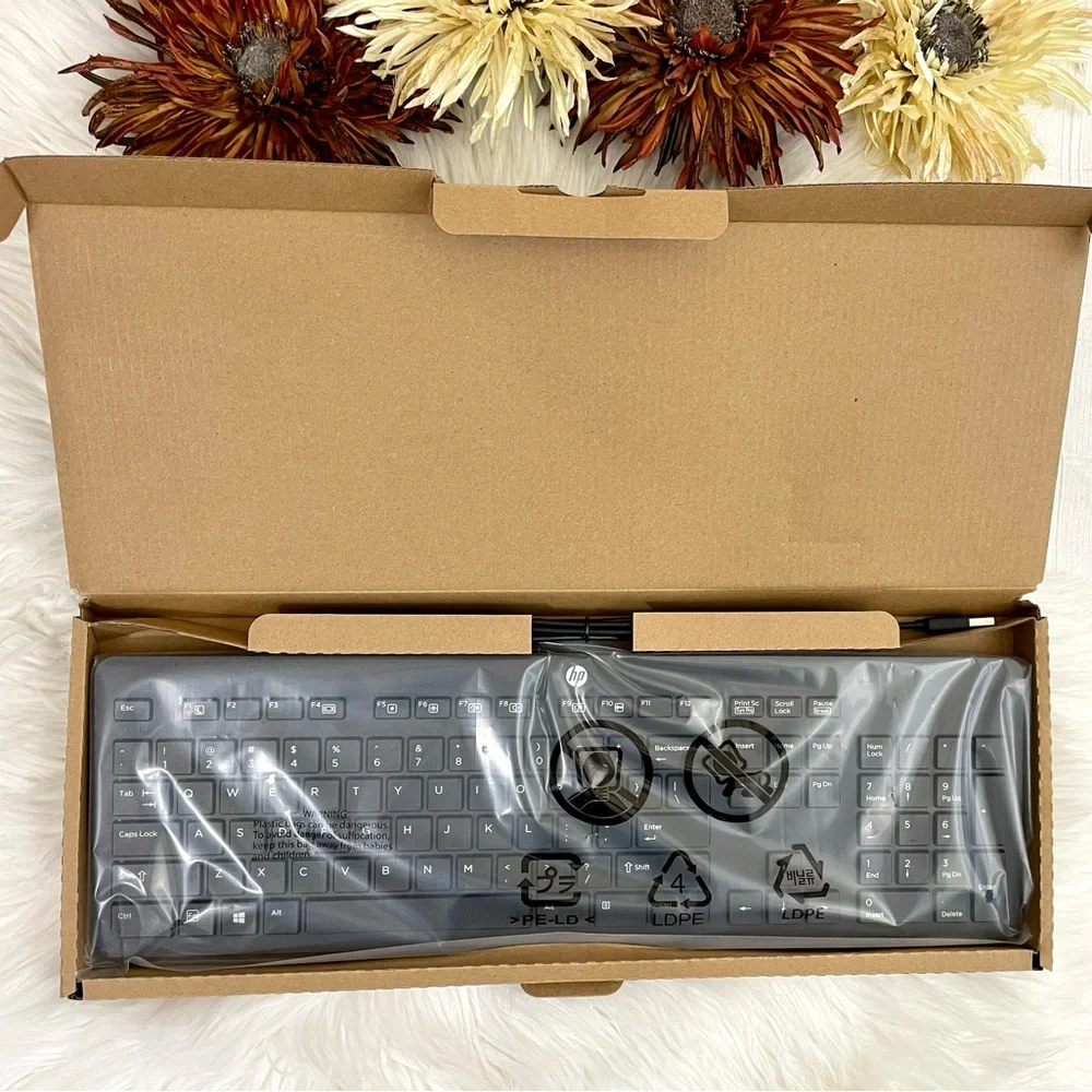 NIB, HP Slimline USB Keyboard